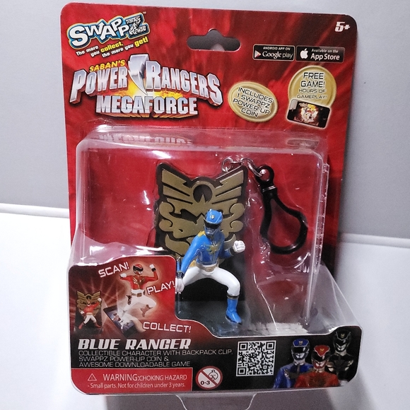 Power Rangers Swappz Blue Ranger  Minifigure - Picture 4 of 5